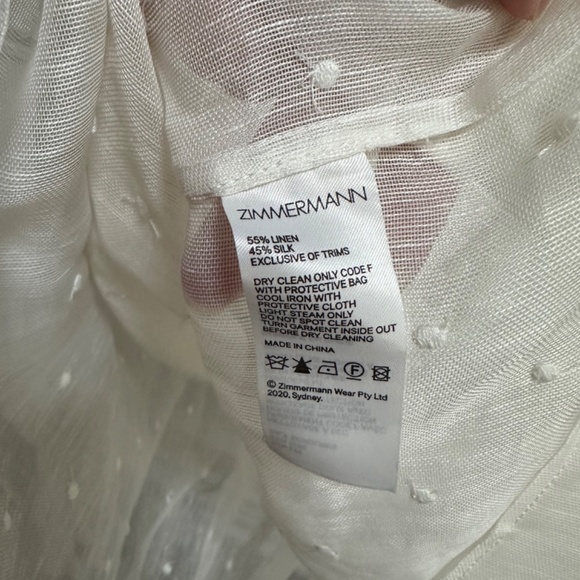 Zimmermann top blouse US size6 NWT - Picture 4 of 5